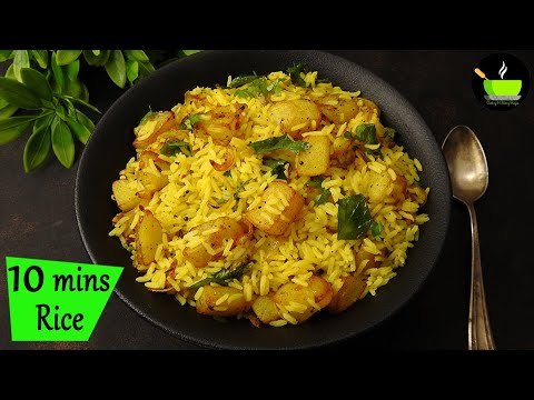 10 mins Lunch Recipe | Quick & Easy Lunch Recipe | Rice Recipes | Lunch Box Recipes | Instant Recipe | She Cooks