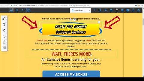 Builderall Tutorial 2018 - How to Redirect Link and Add Ref Link to Button