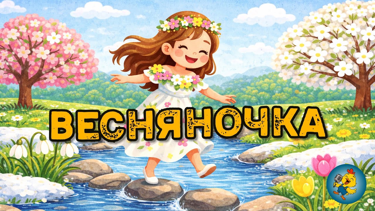 СОНЯЧНА ВЕСНЯНОЧКА -  Весела дитяча пісня про весну ☀️🐦