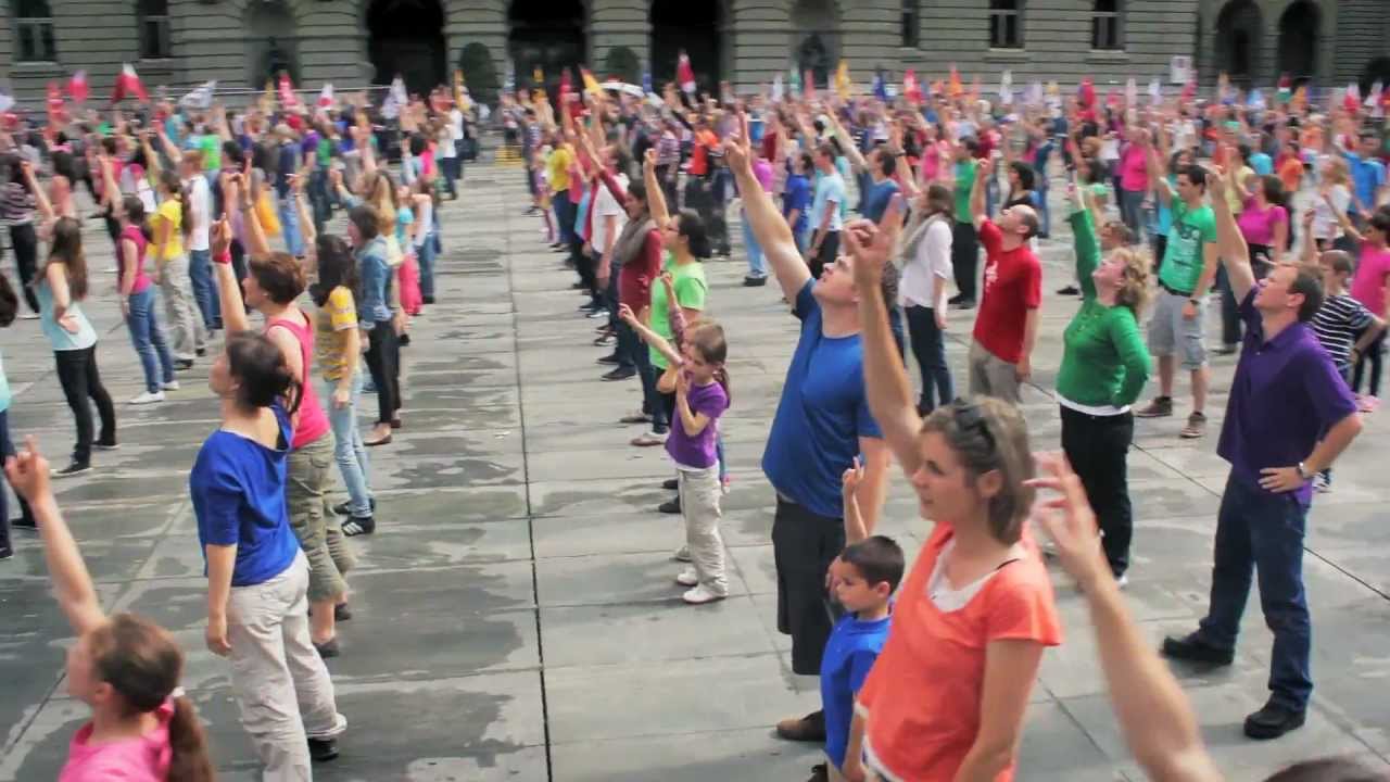 Bern, Switzerland - Up to Faith Global Dance 2012 - [OFFICIAL] Tanz Bundesplatz Bern