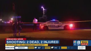 2 dead, 2 hurt after Riverview shooting, crash, deputies say