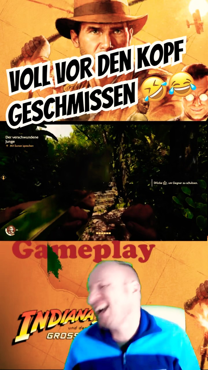 Voll vor die Birne geklatscht ??