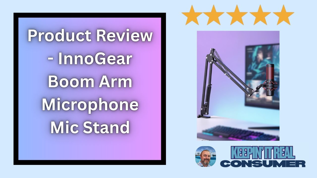 InnoGear Boom Arm Review - The Best Budget Mic Arm for Yeti, SM7B & Streaming Setups
