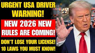 10 NEW Driving Laws For 2026: Most Drivers Miss #4 & It's Costly!