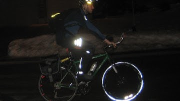 Lit up like an Xmas tree- bike lights compilation - revolights