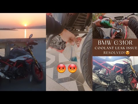BMW G310R Coolant leak issue finally resolved! 😍 - YouTube