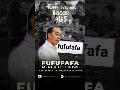 Bocor Alus Politik | Fufufafa Menurut Jokowi