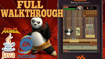 Kung Fu Panda JAVA GAME (EA Mobile 2008 year) FULL WALKTHROUGH