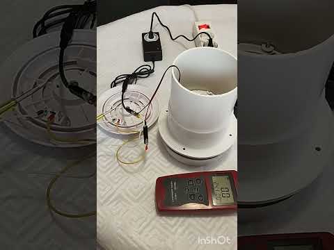 Вентилятор Silent (тихий) стельовий 12V до автофургонів автобудинків причепів яхт, видео 1