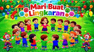 Mari Buat Lingkaran - Lagu Bermain Anak AI Ceria | Lagu Untuk Anak Hebat