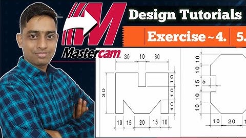 Mastercam Design Exercises 4 & 5 I Mastercam Tutorials I Machine Mate