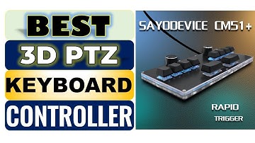 Top 5 Best 3D PTZ Keyboard Controller  in 2025 || From Aliexpress