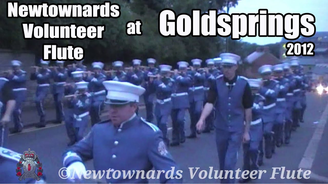 Newtownards Volunteer Flute at Goldsprings Annual Parade, 2012. ( Full Parade with band )