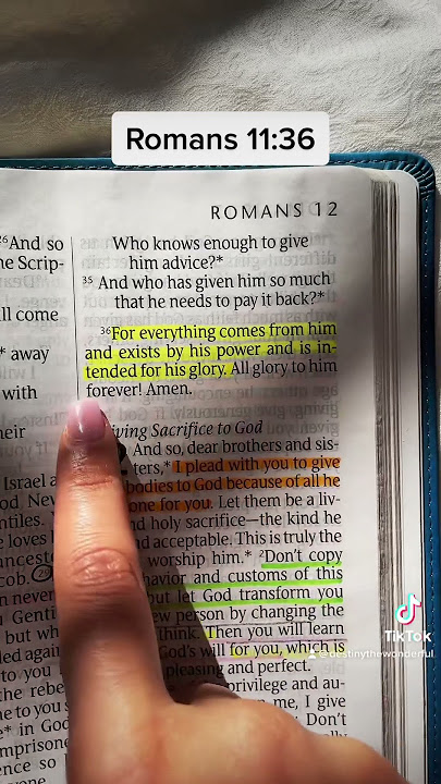 Download lagu Romans 11:36