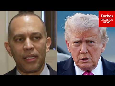 'No Justification For A Regime-Change War': Hakeem Jeffries Slams Trump For Strikes On Iran