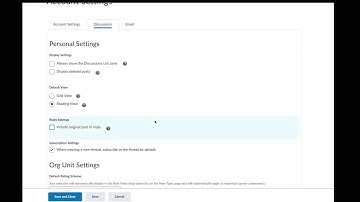 D2L Brightspace - Bolt Course Design_How to change Discussion Settings