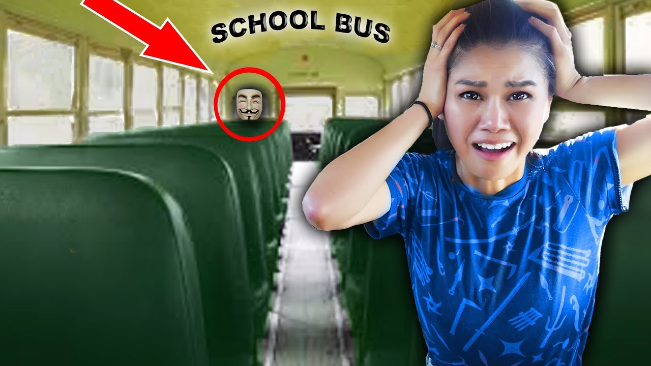 ⁣HACKER TRAPPED ME in ABANDONED SCHOOL BUS (Escape Room Challenge and Mystery Clues)