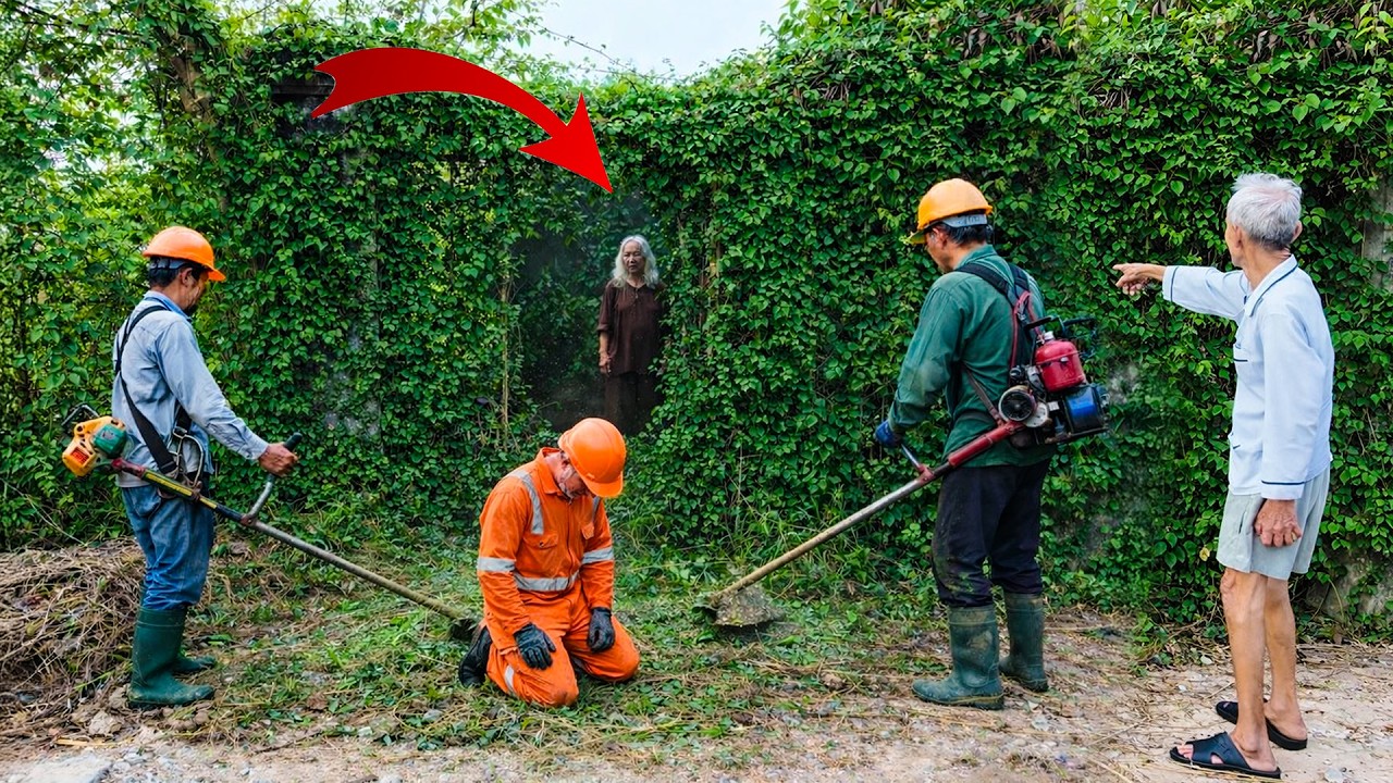 Time Lapse: 72 Hours Cutting Grass at the Haunted Vine House – Who Was Standing There?