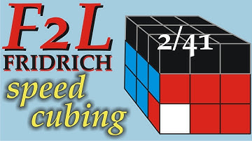 F2L 2/41 Variation 1 Fridrich Method | SpeedCubing Rubik