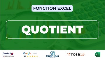 How to use the QUOTIENT function in Excel?