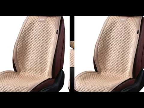 Накидки з алькантари на сидіння авто Elegant Trento сірого кольору EL 700 613, видео 1