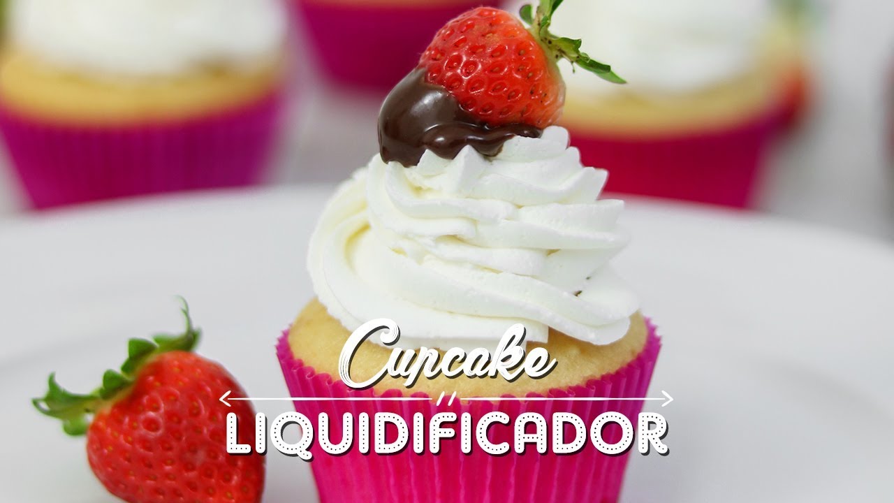 CUPCAKE DE LIQUIDIFICADOR | MASSA FOFINHA | Gabriel Freitas |