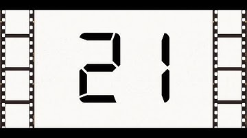 Countdown from 21 to 0 (Retro)