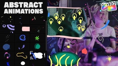 Apple Motion Template | Abstract Elements for FCPX