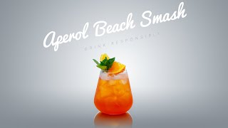 How to make Aperol Beach Smash ( twist of Whisky Smash cocktail )