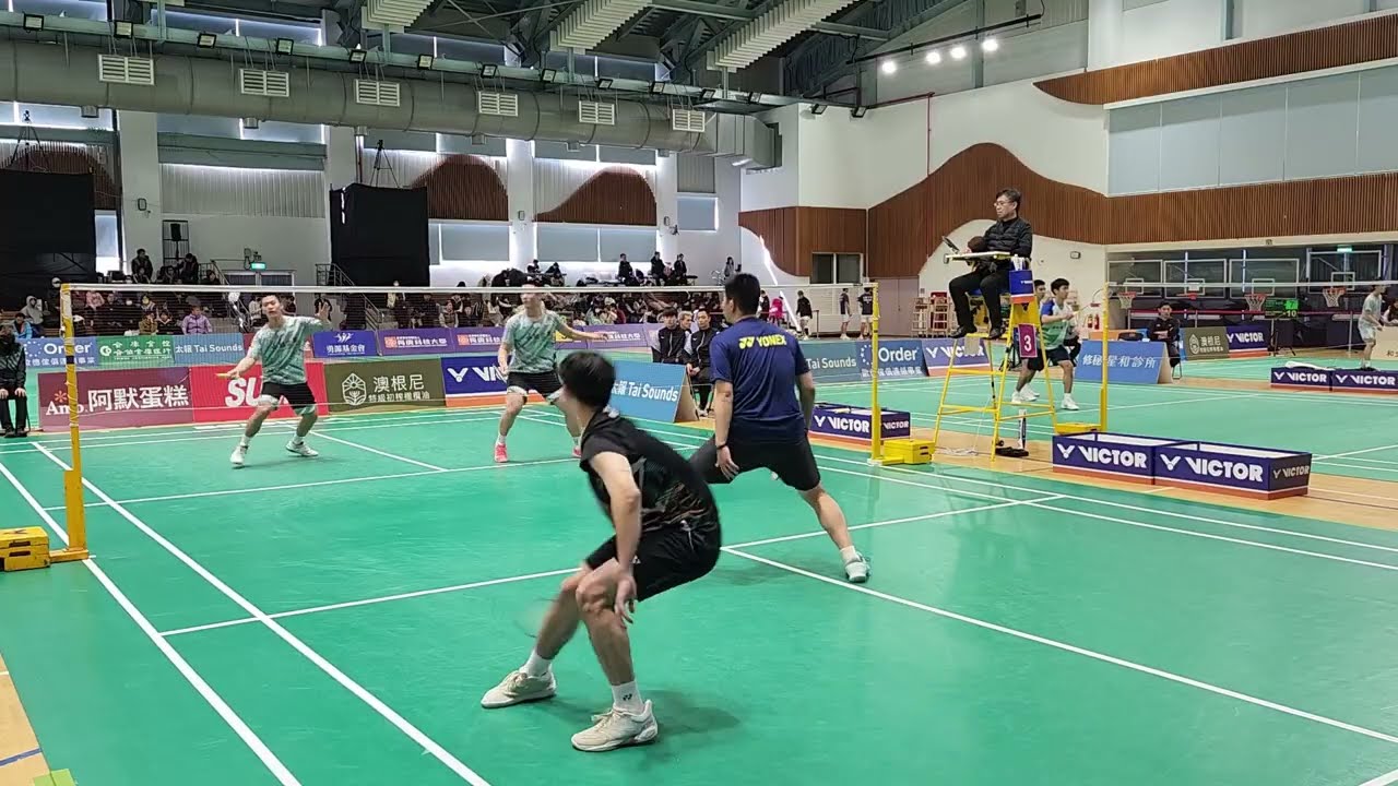 2026年第一次全國羽球排名賽 男乙雙16強 中租大同 李威霆陳秉軒 vs 快羽黑武士 朱梓誠陳雨杉