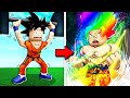 Upgrading goku to strongest ever roblox