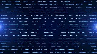 #4K loop #abstract dark blue #digital grid data communication #technology background #Animation
