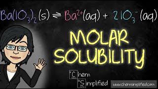 Molar solubility | Molar solubility from Ksp - Dr K