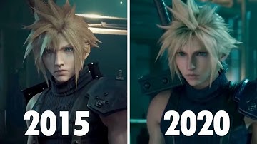FINAL FANTASY VII REMAKE - 2015 vs 2020 (Scenes and Dialogues)