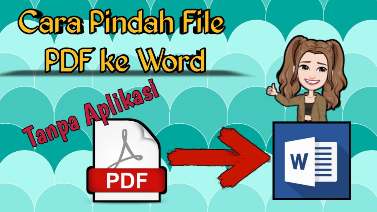 Mudah !!! cara mengubah file pdf ke word di android tanpa ...
