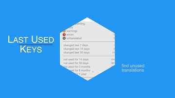 locize showcase/demo - last used keys