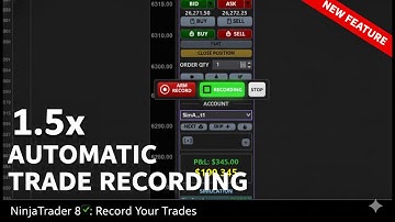 How to Automatically Record Your Trades in NinjaTrader 8 (New Feature)