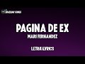 Mari Fernandez - PÁGINA DE EX (Letra\Lyrics)