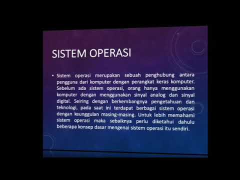 Video: Sistem Operasi Apa Yang Hendak Dipasang