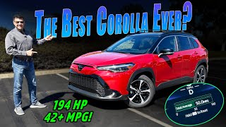 More Power + The Best Fuel Economy | Toyota Corolla Cross Hybrid First Drive