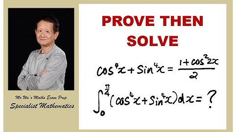 Specialist Maths | Unit 4 | Trigonometric Identities | Integral of Trigonometric Expressions | CF