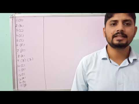 Class 11 online test solution lecture 2 - YouTube