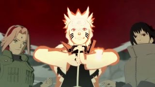 Naruto Shippuden Ultimate Ninja Storm 4 - Ten Tails vs Team 7 Boss Battle Demo Gameplay