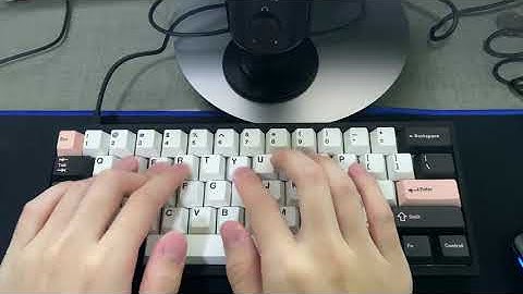 Kbd fans tofu 60 with holy panda switches + GMK OLIVIA++ sound test