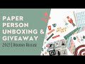 Paper Person Christmas Collection Unboxing | ‼️Giveaway CLOSED‼️