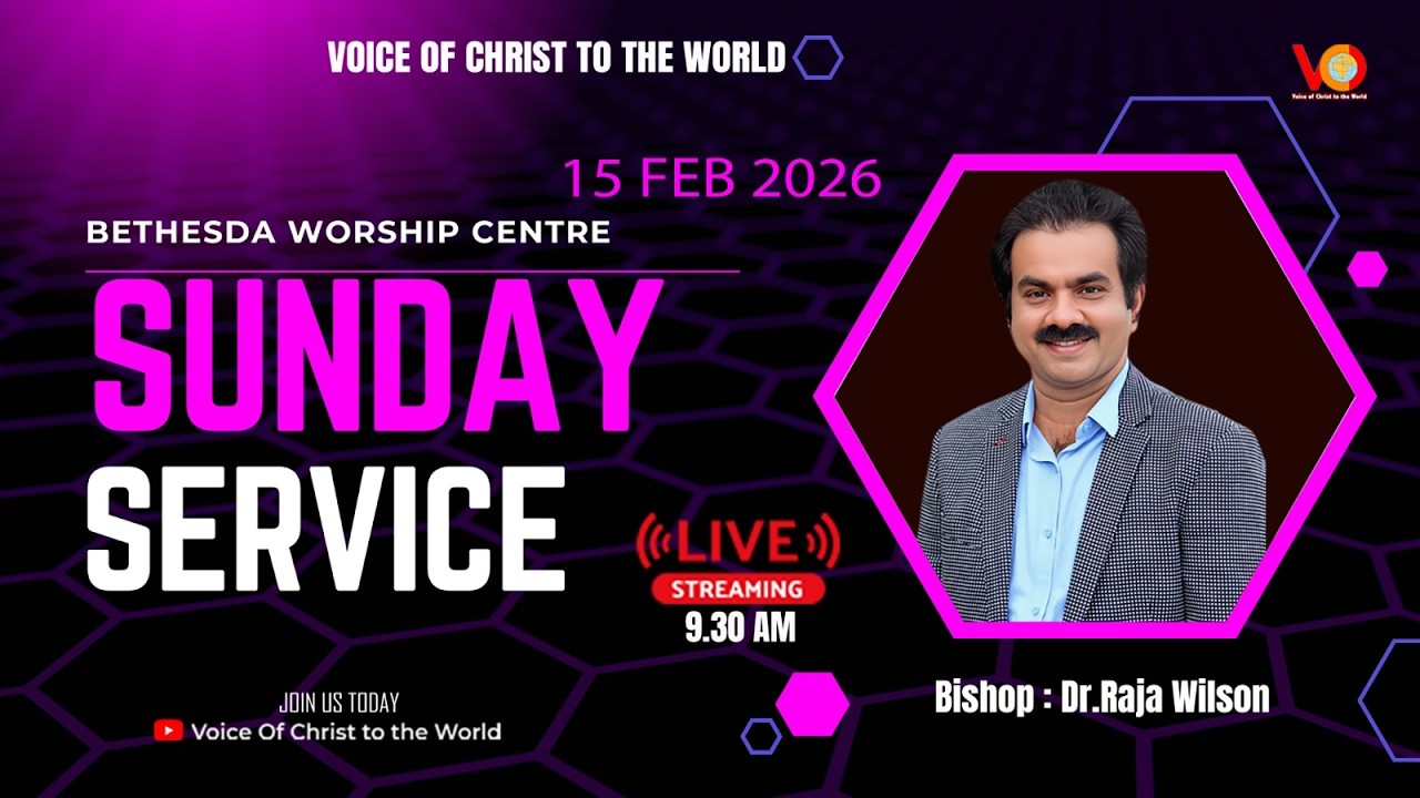 SUNDAY SERVICE live at 10am | Bethesda | Bishop. Raja Wilson