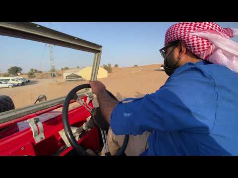 Dubai Balloon clients delivery to breakfast desert camp after landing in Margham desert.