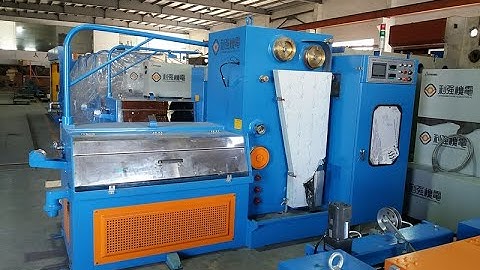 Fine Wire Drawing Machine with Continuous Annealing for 0.2-0.6mm outlet wire Model:22DTA