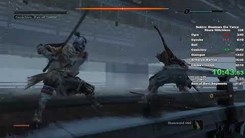 Sekiro Speedrun [Shura Ending Glitchless] 32:01 IGT.