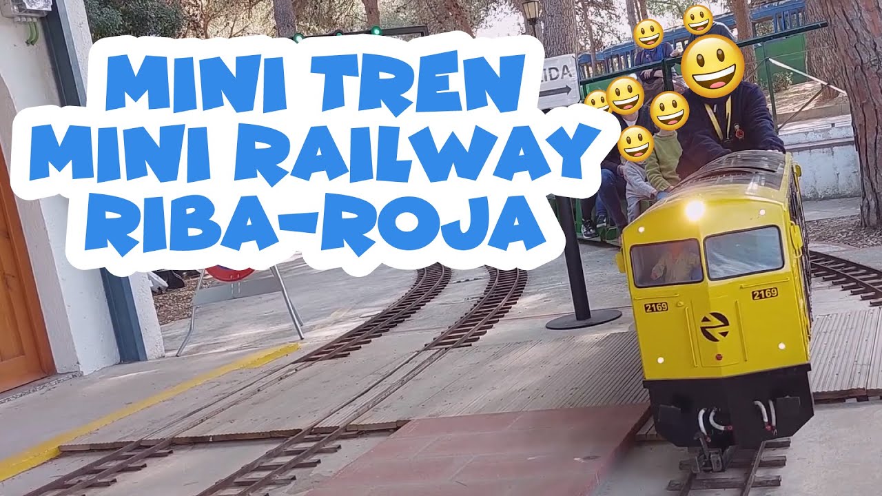 🚂 Tren en miniatura | Miniature railway 🚩Riba-Roja - Valencia - Spain